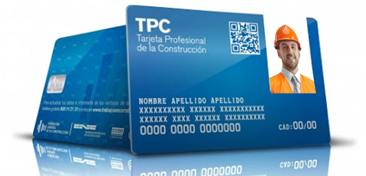Tarjeta Profesional de la Construcción
