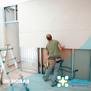 PRL Montador de escayola, placas de yeso laminado y asimilados (20 Horas)