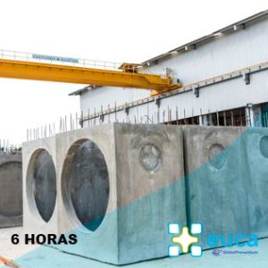 Curso PRL para trabajos de montaje de prefabricados de hormigón en obra 6 horas