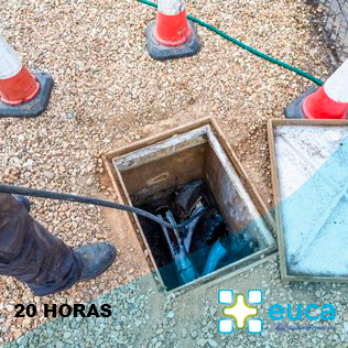 Curso PRL para trabajos de redes de abastecimiento y saneamiento y pocería 20 horas